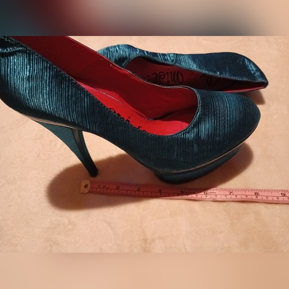 Promise turquoise high heels - Picture 10 of 10